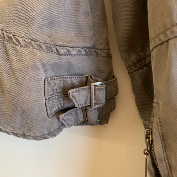 Max Jeans ladies Moto-style jacket in grey with zippered closure - Picture 4 of 15